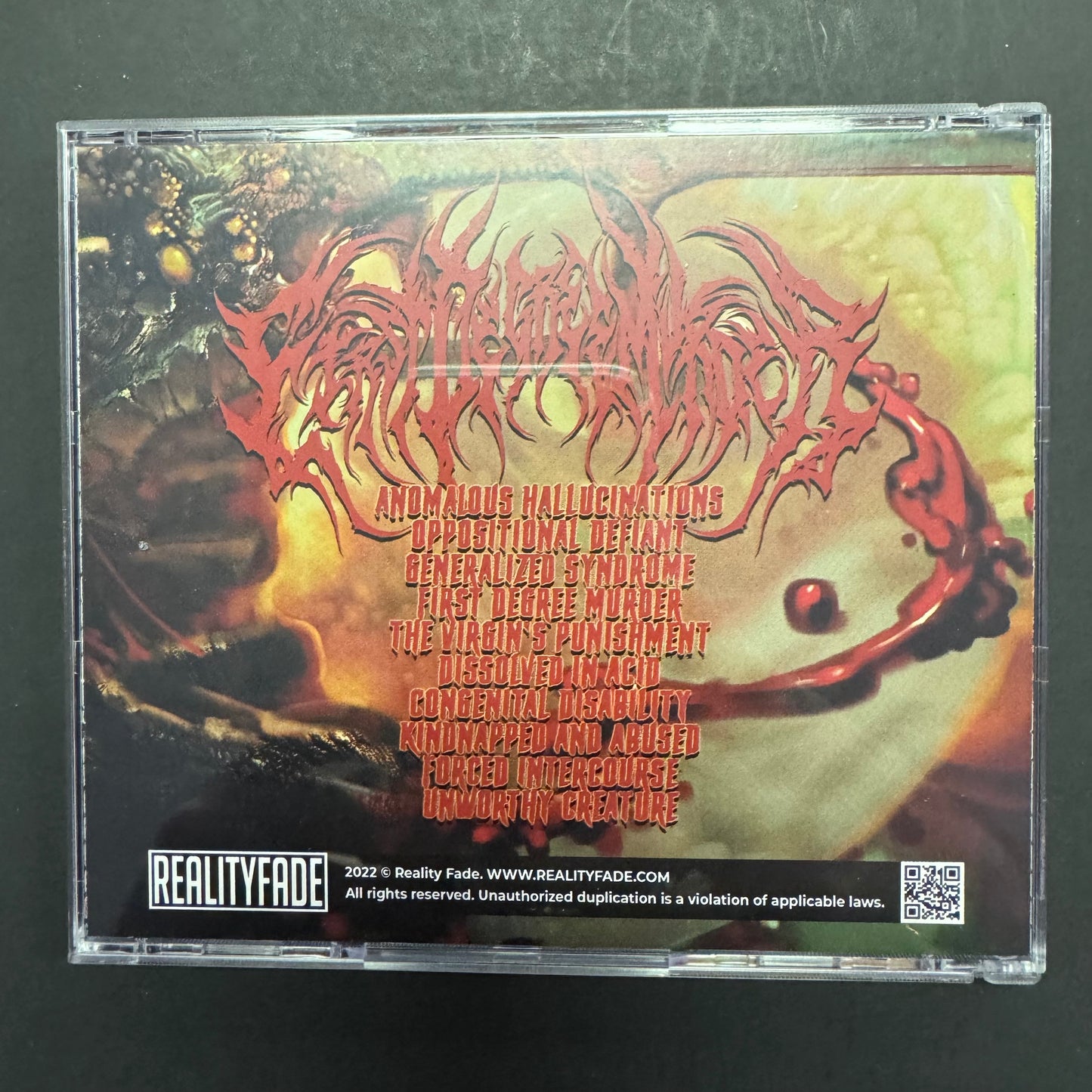 First Degree Murder - Anomalous Hallucinations CD (used)