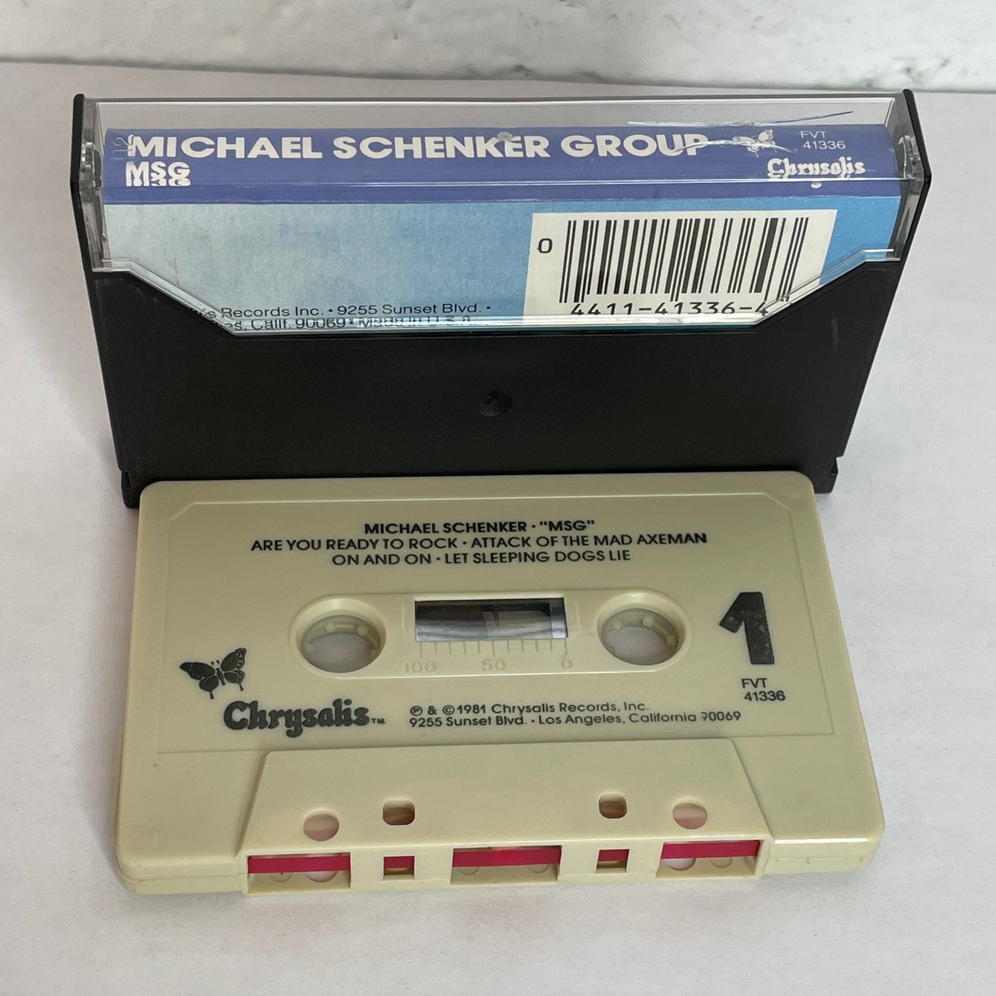 Michael Schenker Group - MSG original cassette tape (used)