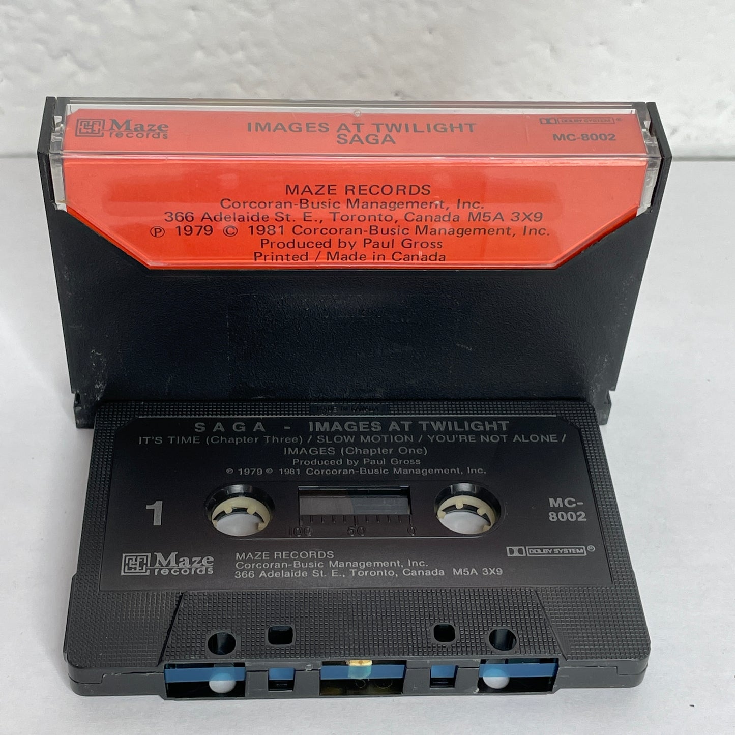 Saga - Images at Twilight original cassette