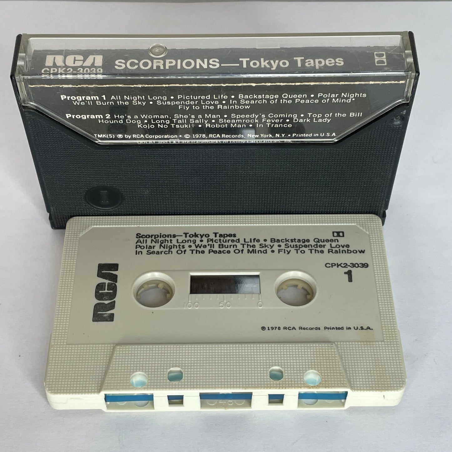 Scorpions - Tokyo Tapes original cassette tape