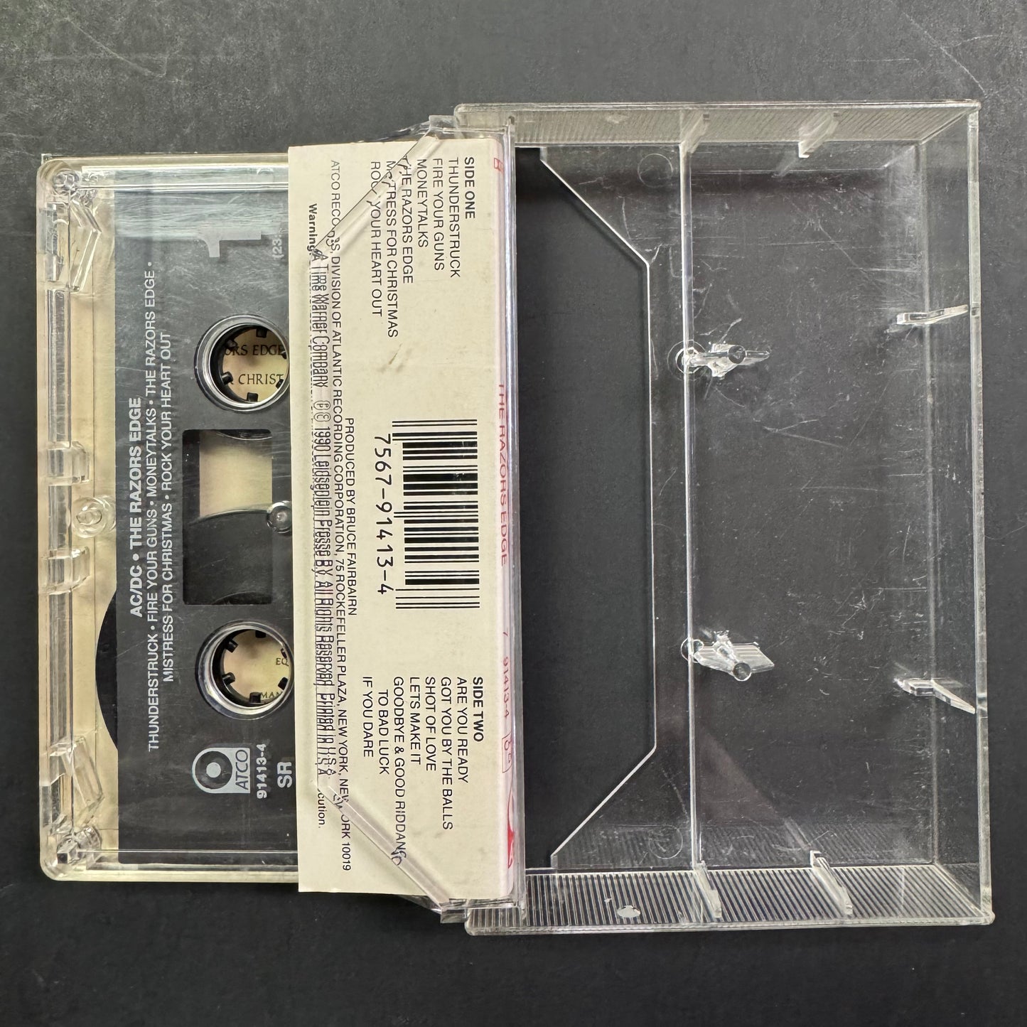 AC/DC - The Razors Edge original cassette tape (used)