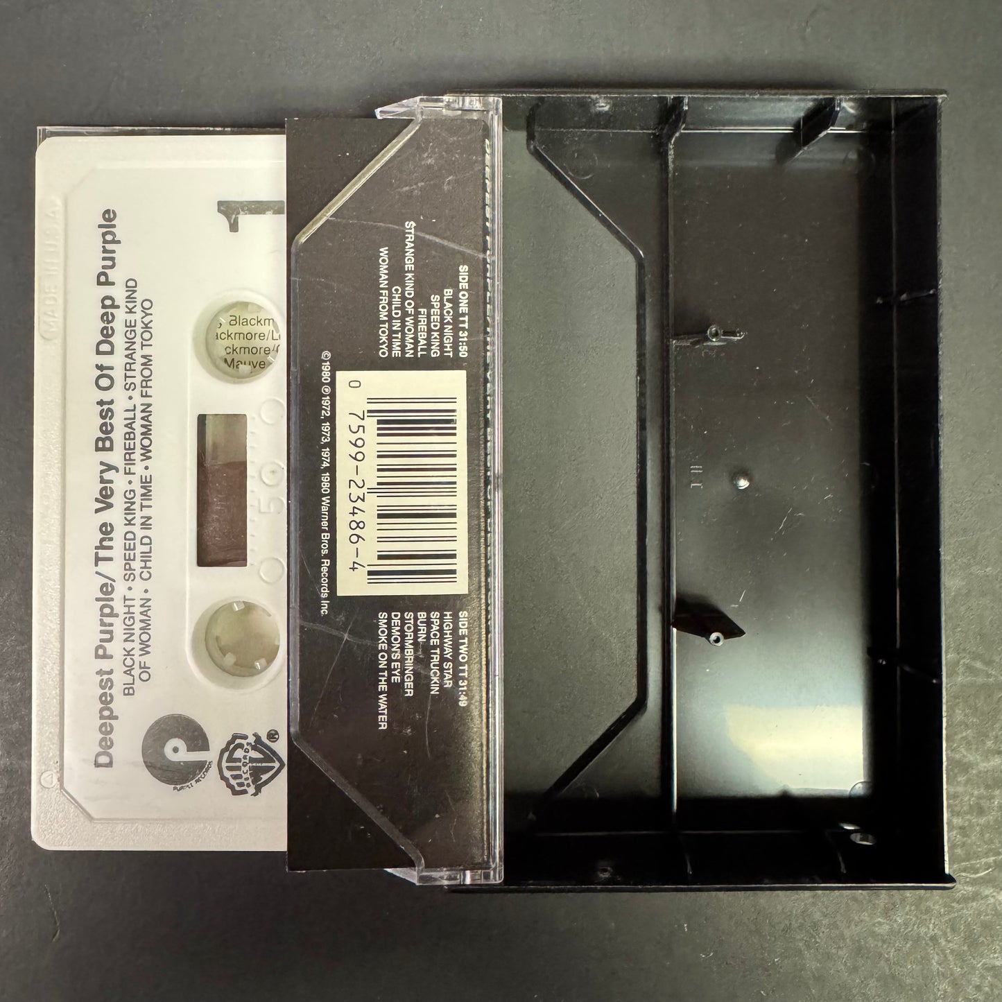 Deep Purple - Deepest Purple/The Very Best of Deep Purple original cassette tape (used)