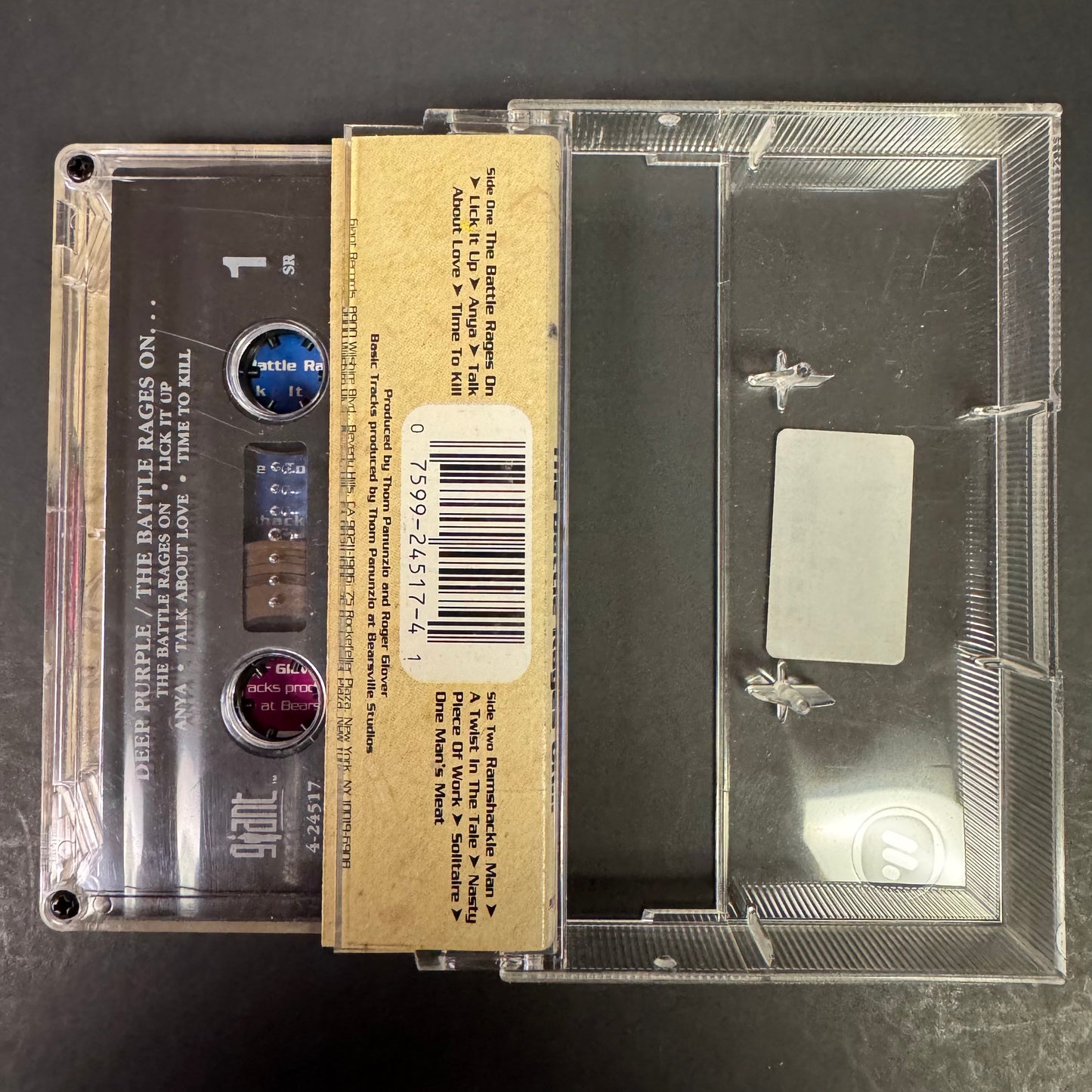 Deep Purple – The Battle Rages On... original cassette tape (used)