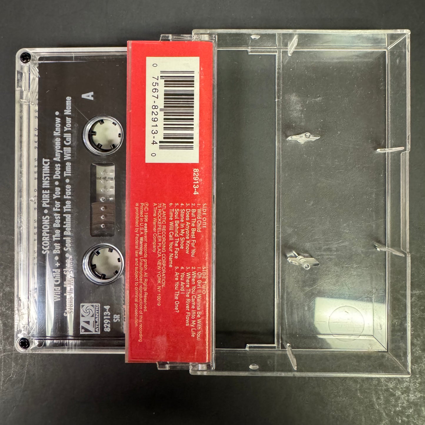 Scorpions – Pure Instinct original cassette tape (used)