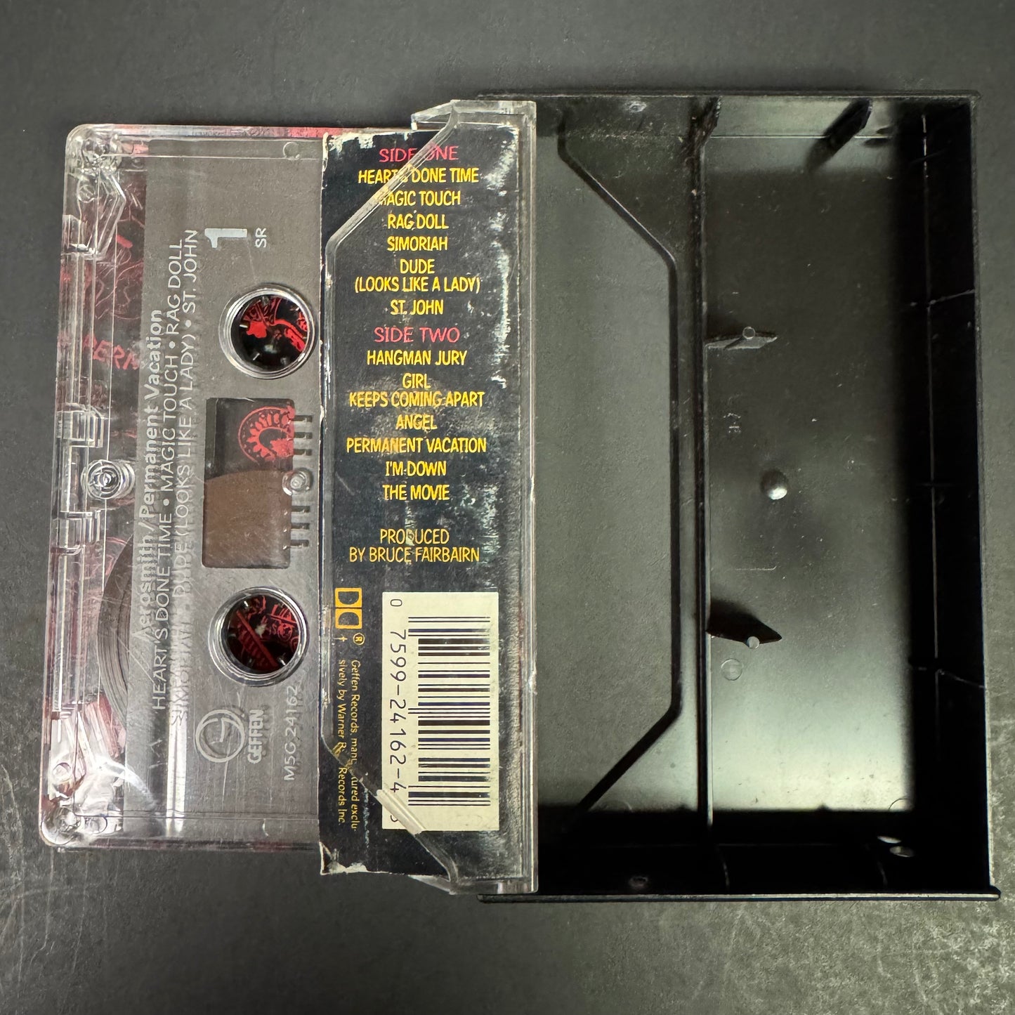 Aerosmith – Permanent Vacation original cassette tape (used)