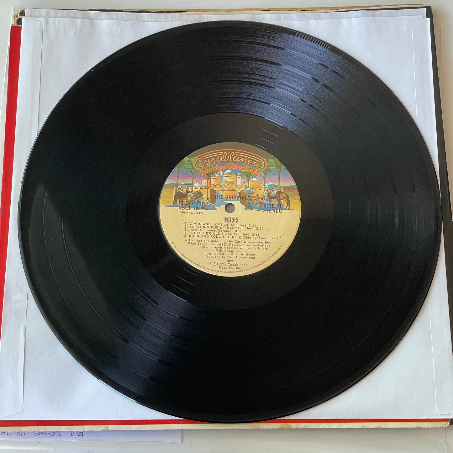KISS - The Originals triple LP (used)