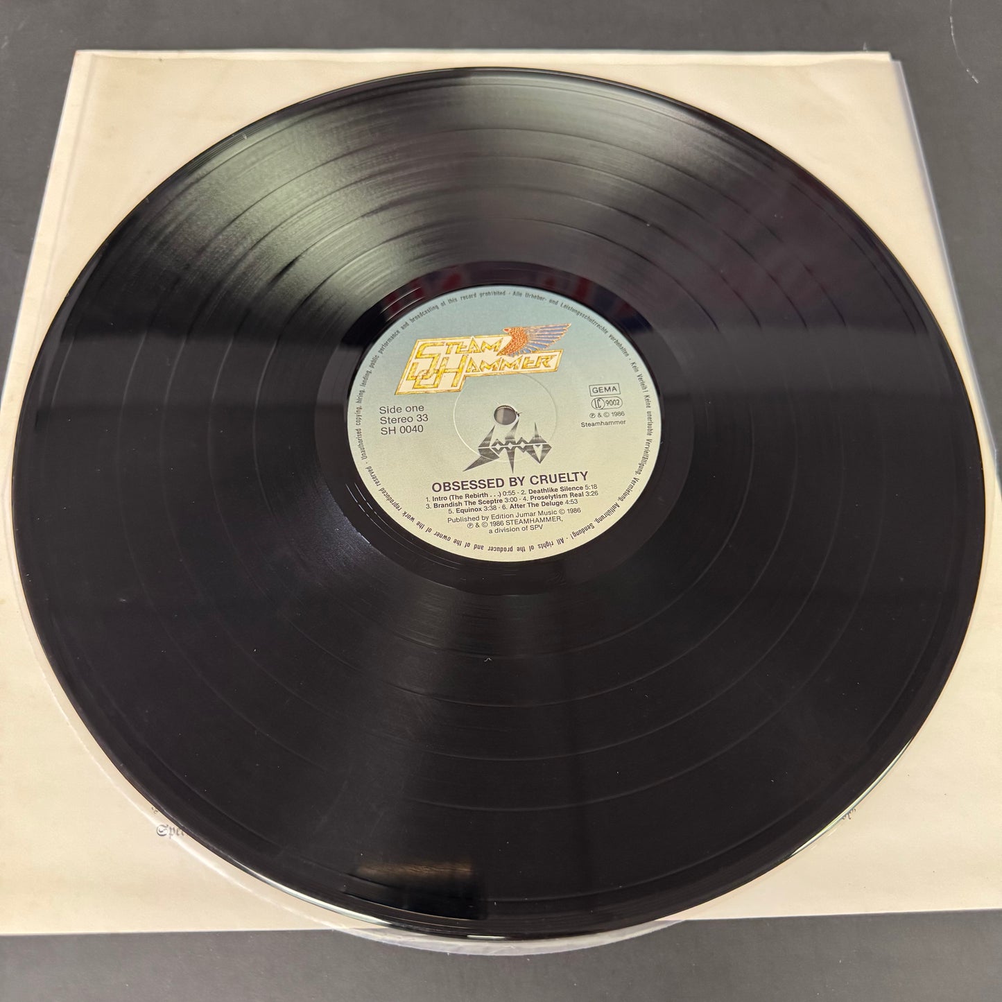 Sodom - Obsessed by Cruelty original LP - German pressing (used)