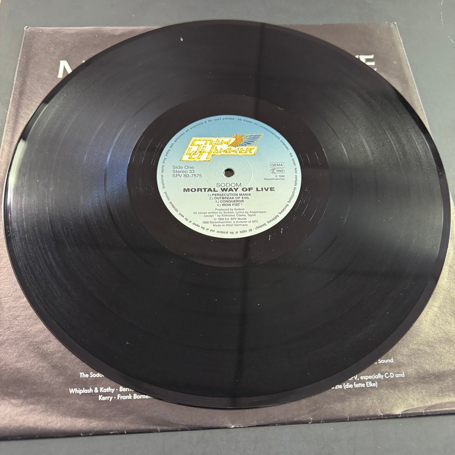 Sodom - Mortal Way of Live original double LP - German pressing (used)