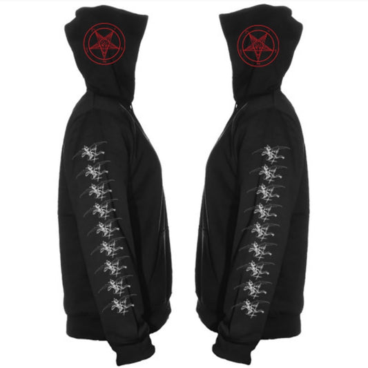 Blasphemy - Fallen Angel of Doom.... pullover hooded sweatshirt