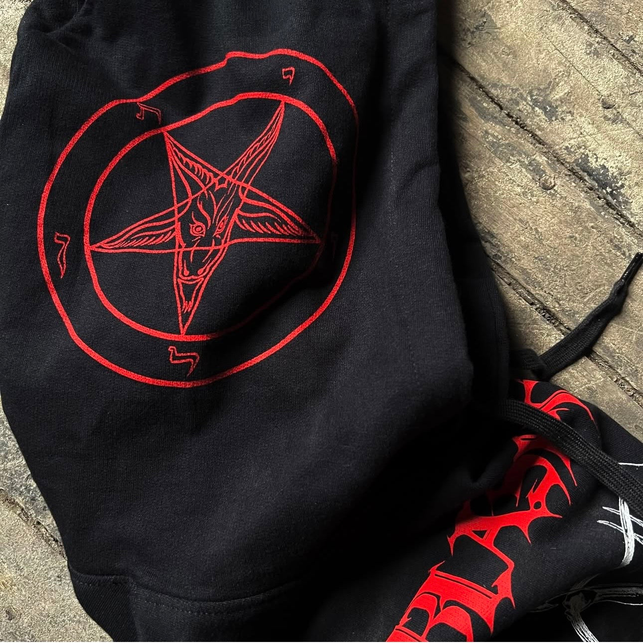 Blasphemy - Fallen Angel of Doom.... pullover hooded sweatshirt