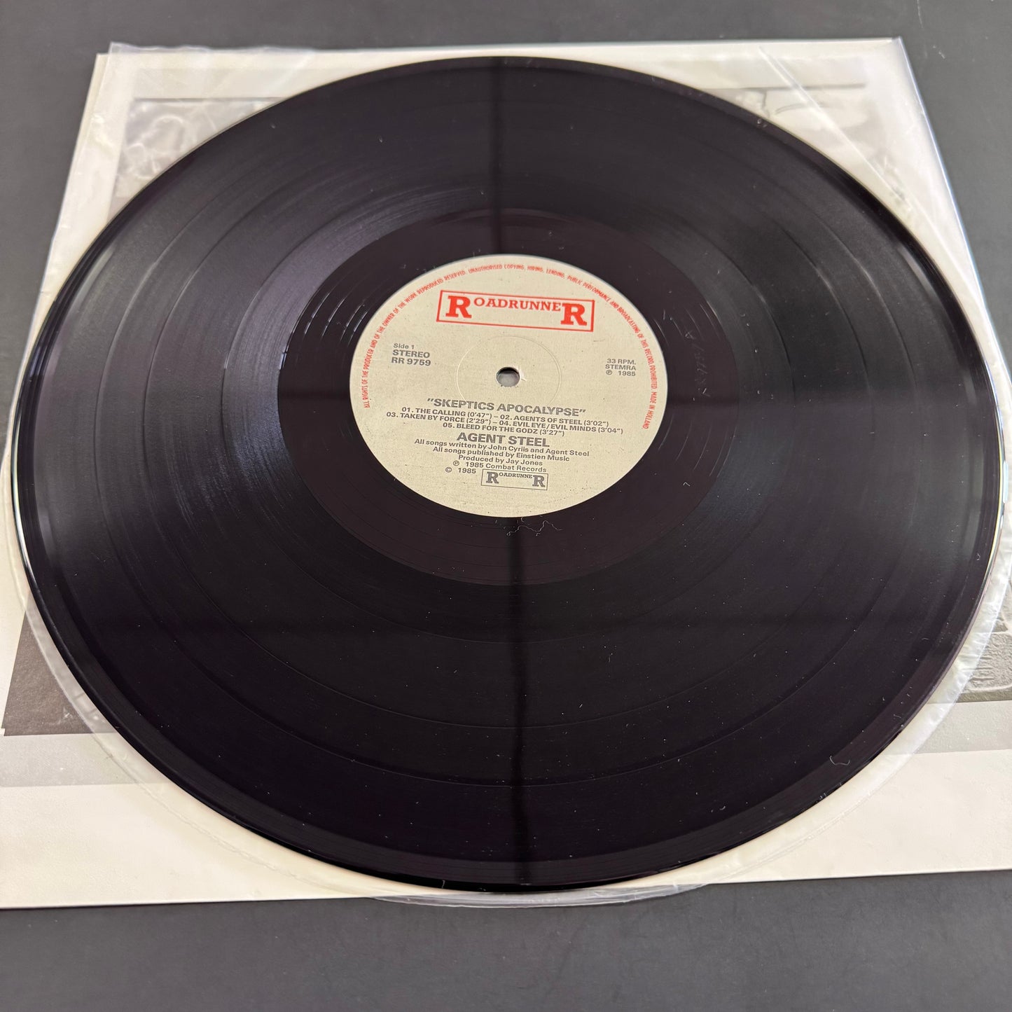 Agent Steel - Skeptics Apocalypse original LP - European pressing (used)