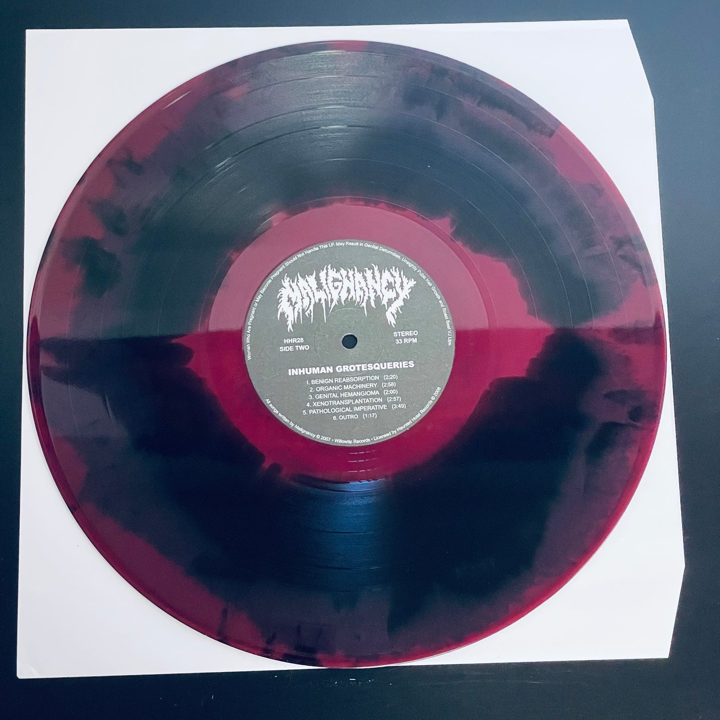 Malignancy - Inhuman Grotesqueries original LP (used)