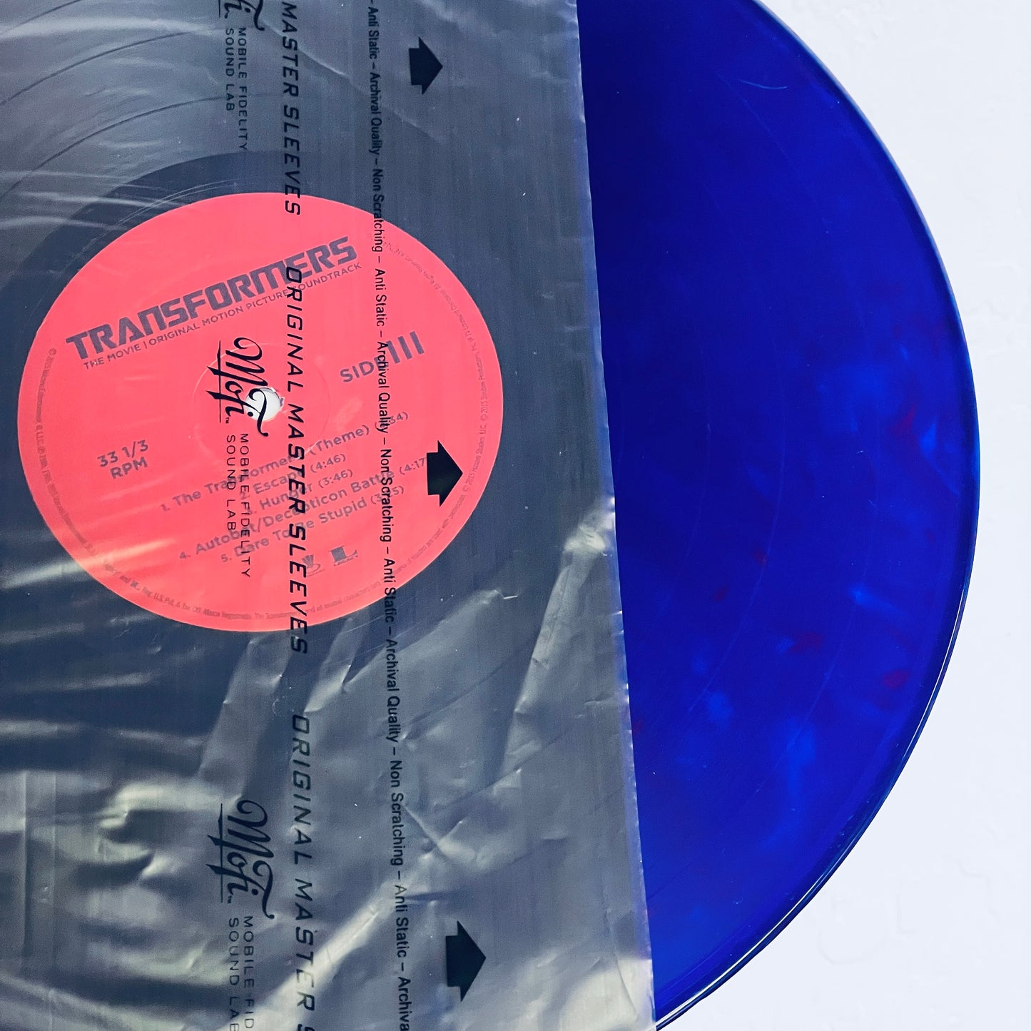 Transformers - The Movie Original Motion Picture Soundtrack LP (used)