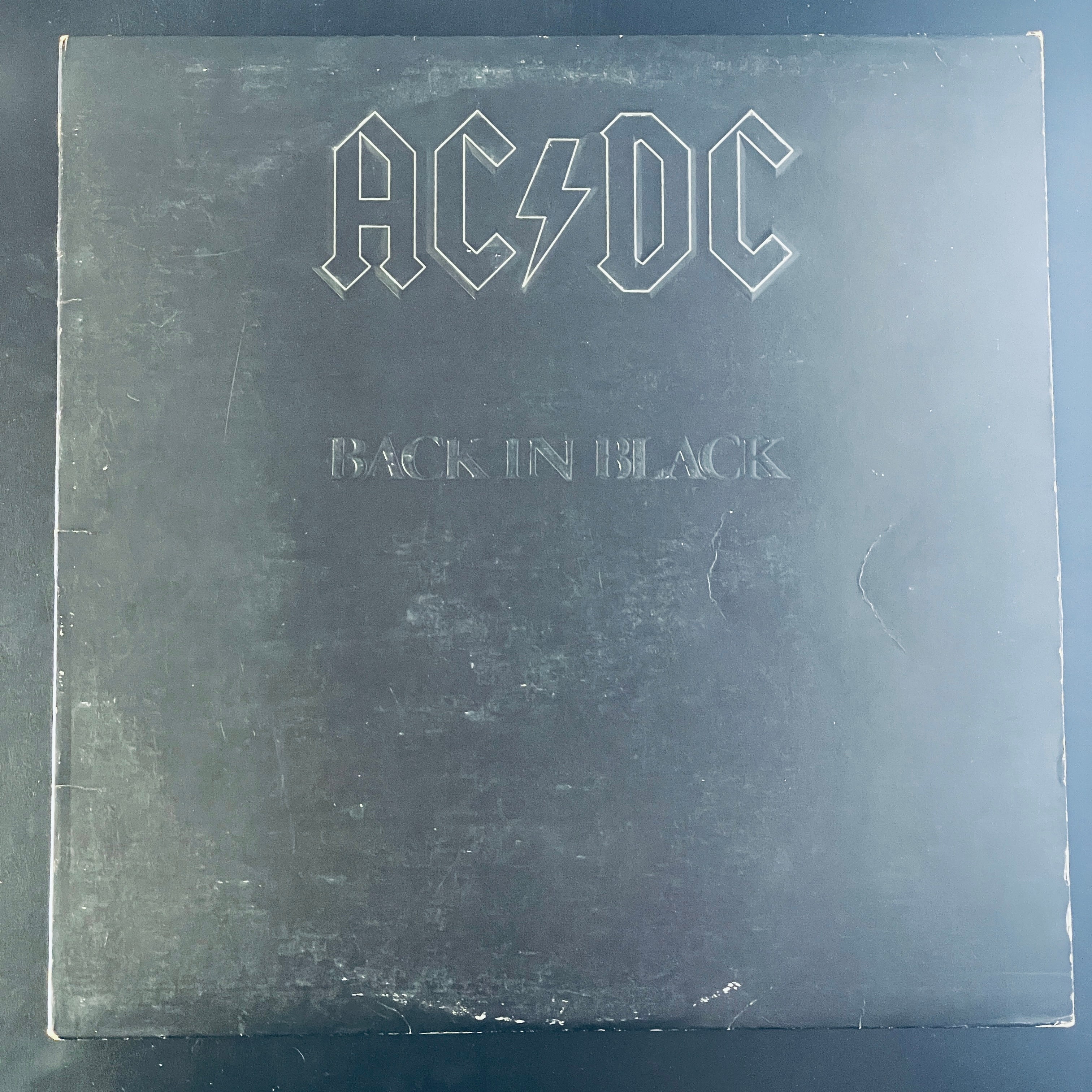 Ac Dc Back In Black Original Vinyl Value