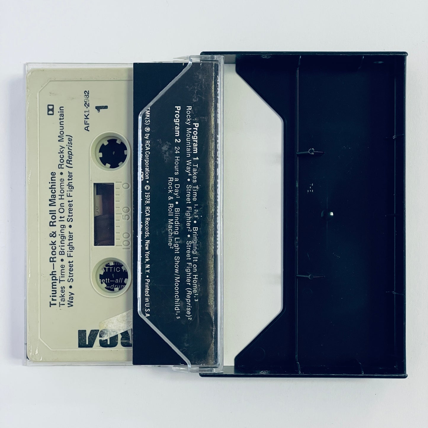 Triumph - Rock & Roll Machine original cassette tape (used)