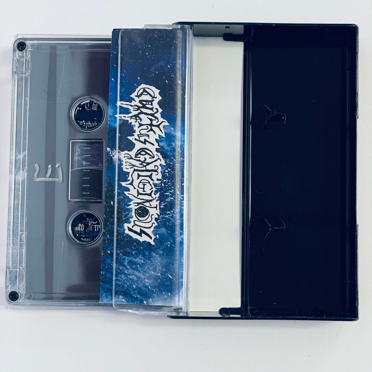 Eishalle / Ancient Necromancy – Forbidden Sorcery In The Frostbitten Nigh split cassette tape (used)