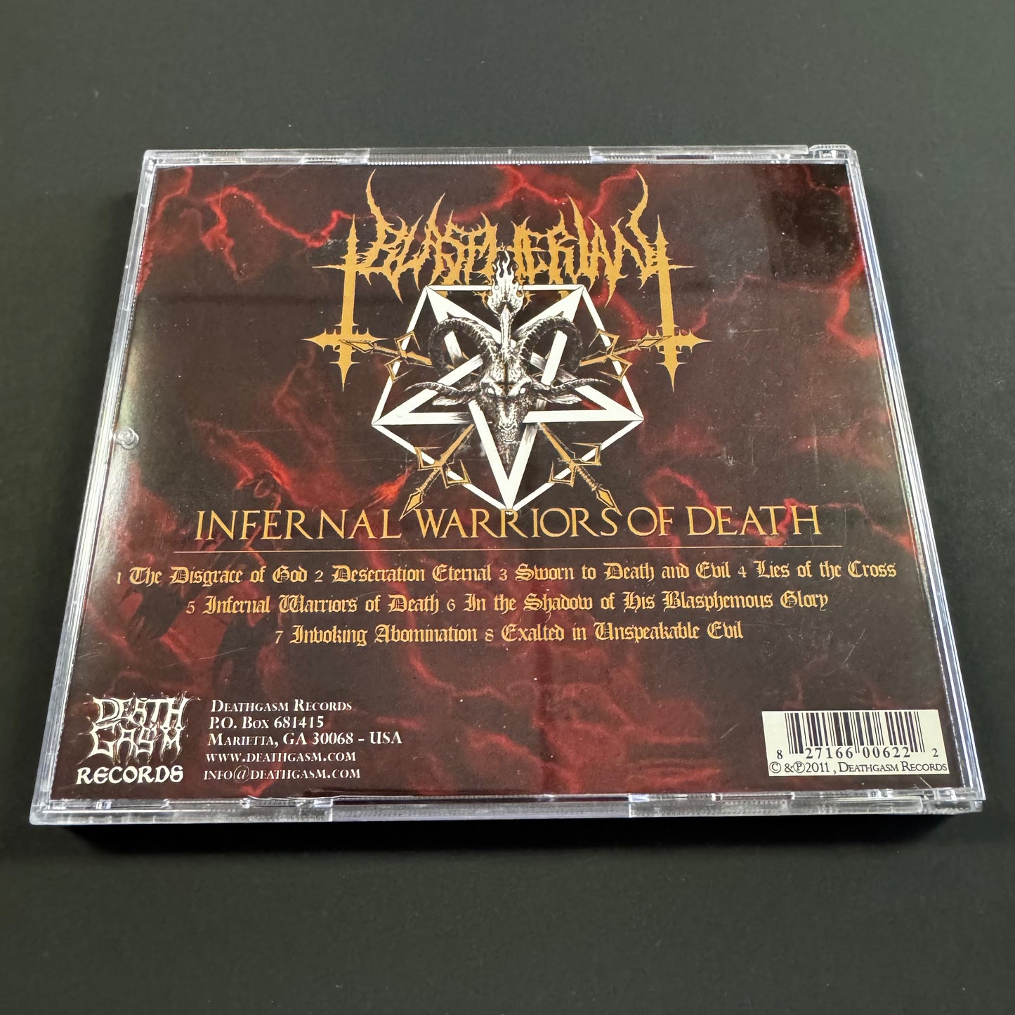 Blaspherian - Infernal Warriors of Death CD (used)