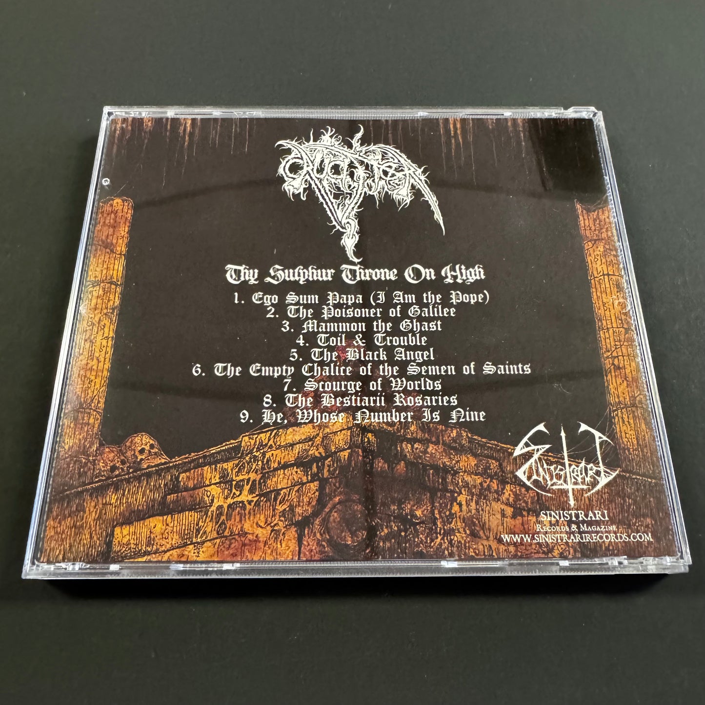 Crucifier - Thy Sulphur Throne On High CD (used)