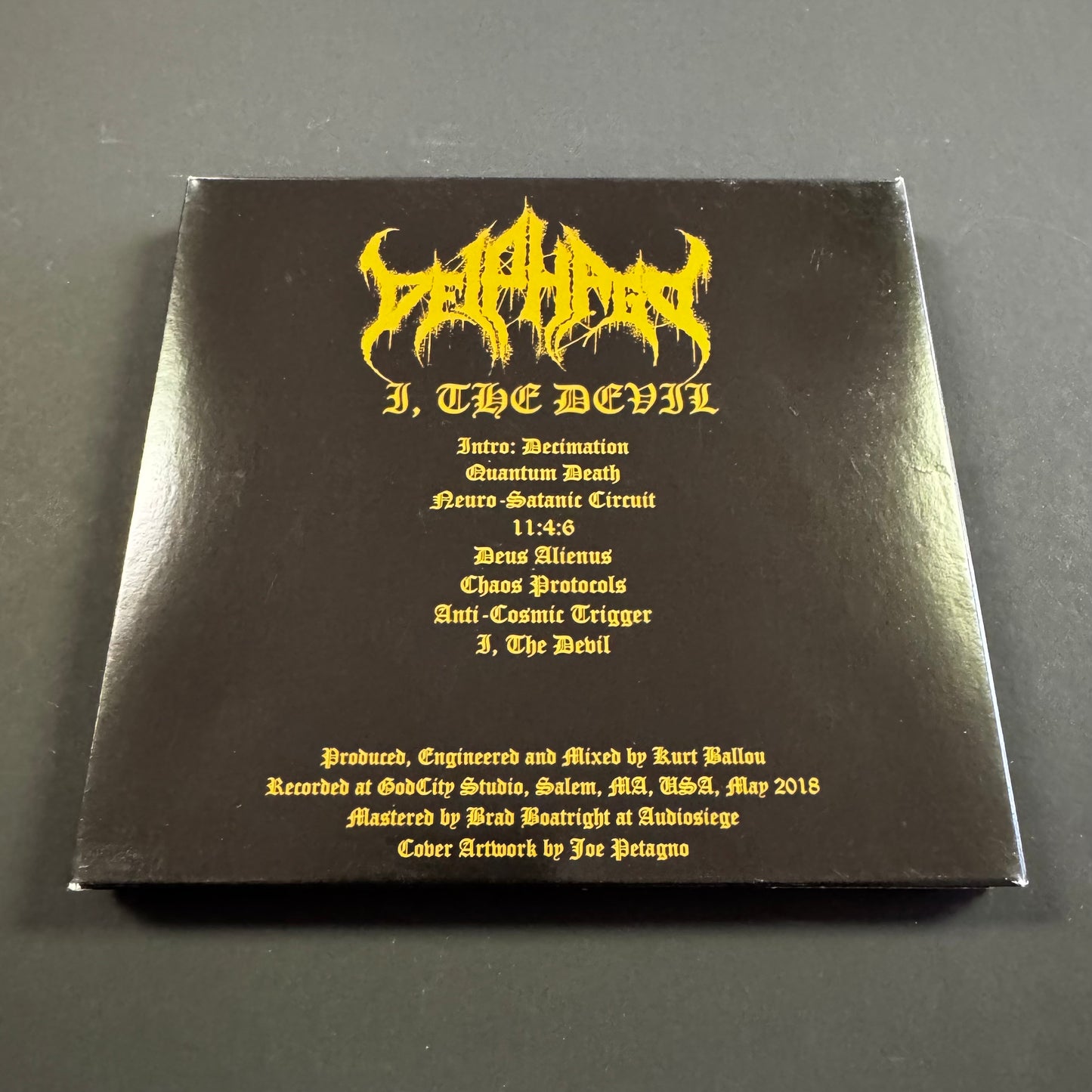 Deiphago - I, The Devil CD (used)