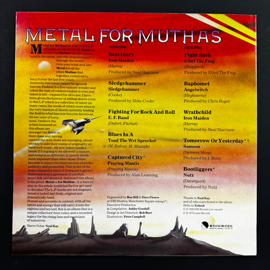 Various Artists - Metal for Muthas original LP - Japanese pressing (used)