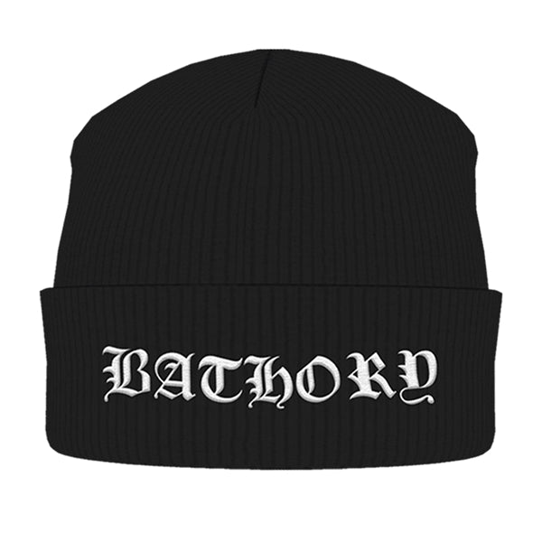 Bathory embroidered logo beanie