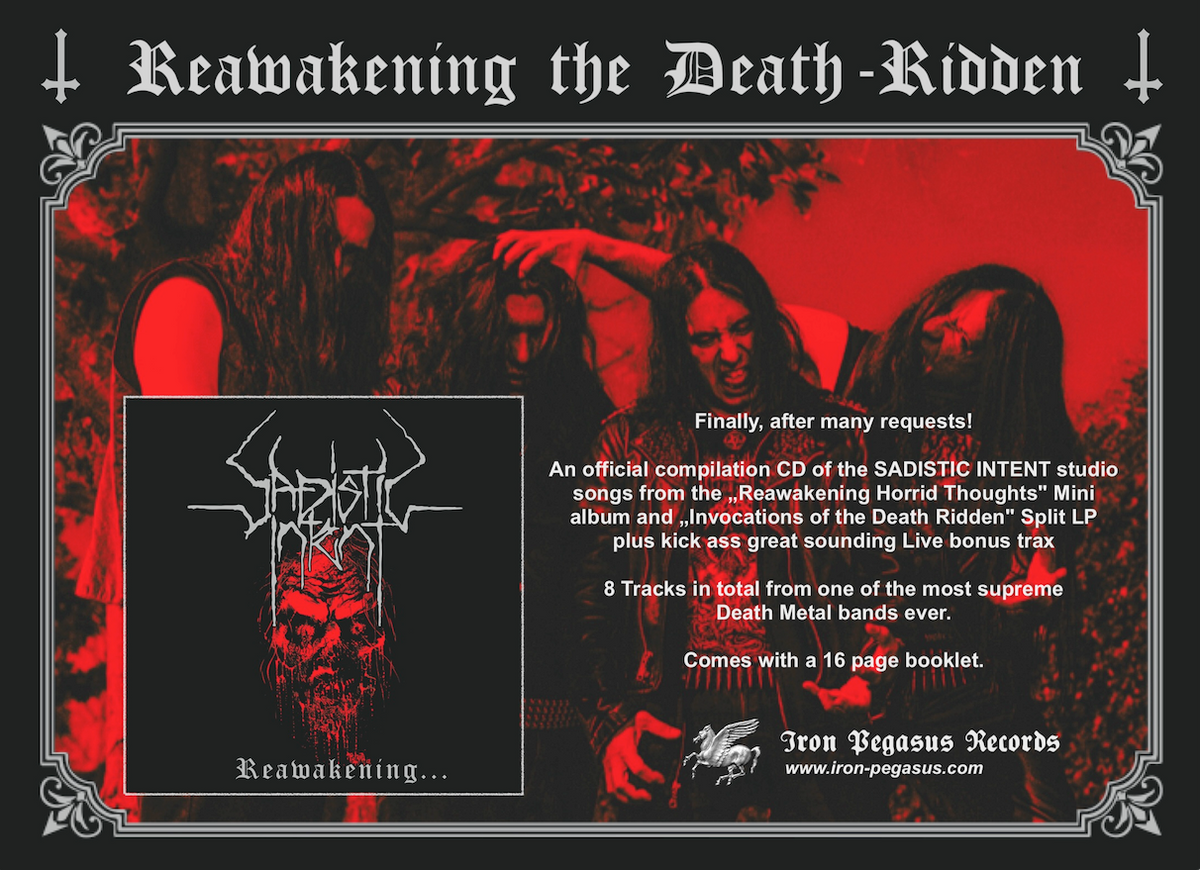 Sadistic Intent - Reawakening the Death-Ridden CD
