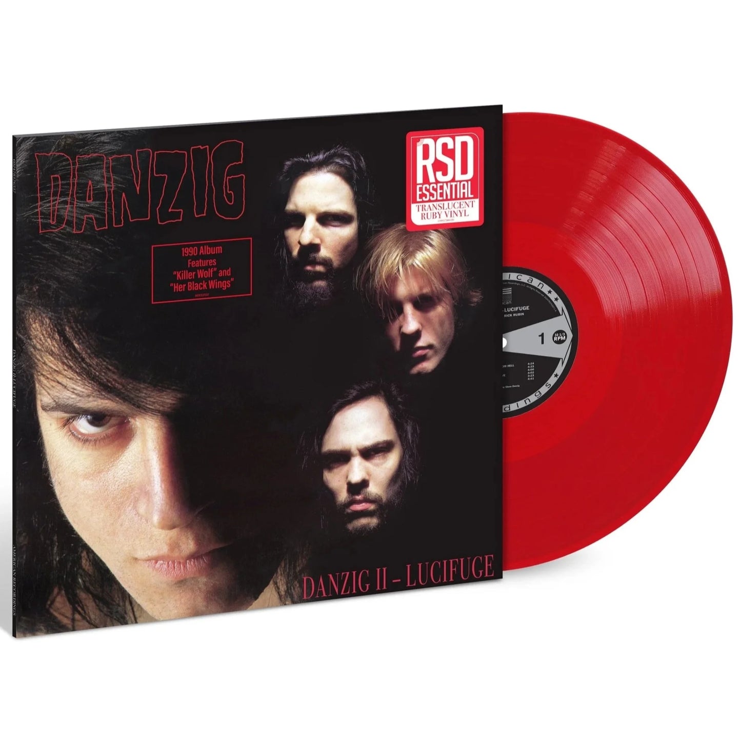 Danzig - Danzig II: Lucifuge LP (RSD Essential Translucent Ruby Vinyl)
