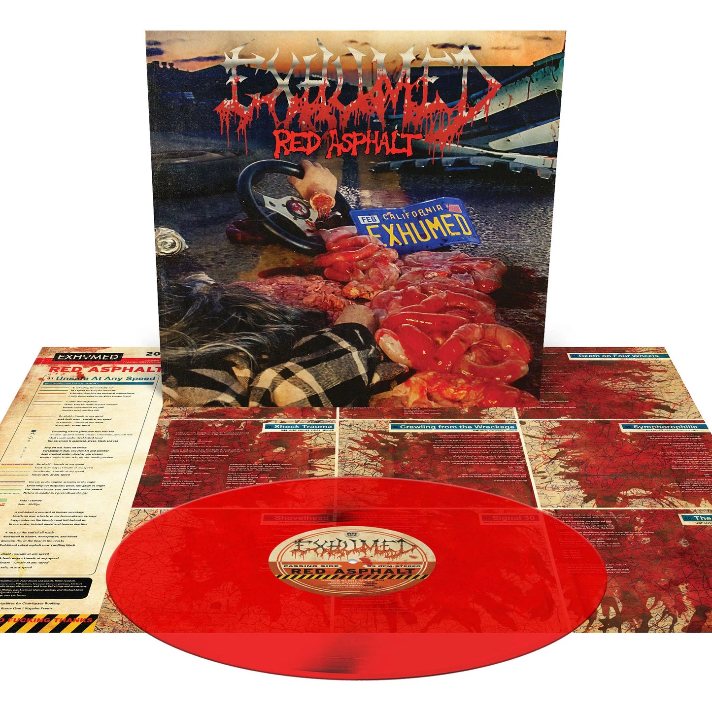 Exhumed - Red Asphalt LP