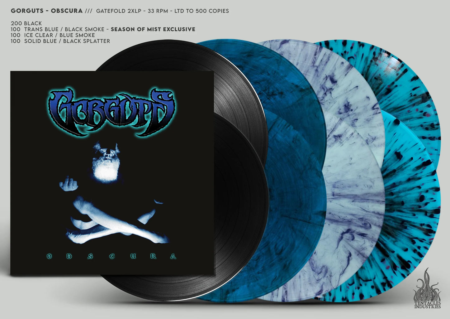 Gorguts - Obscura double LP (Tentacles Industries pressing)