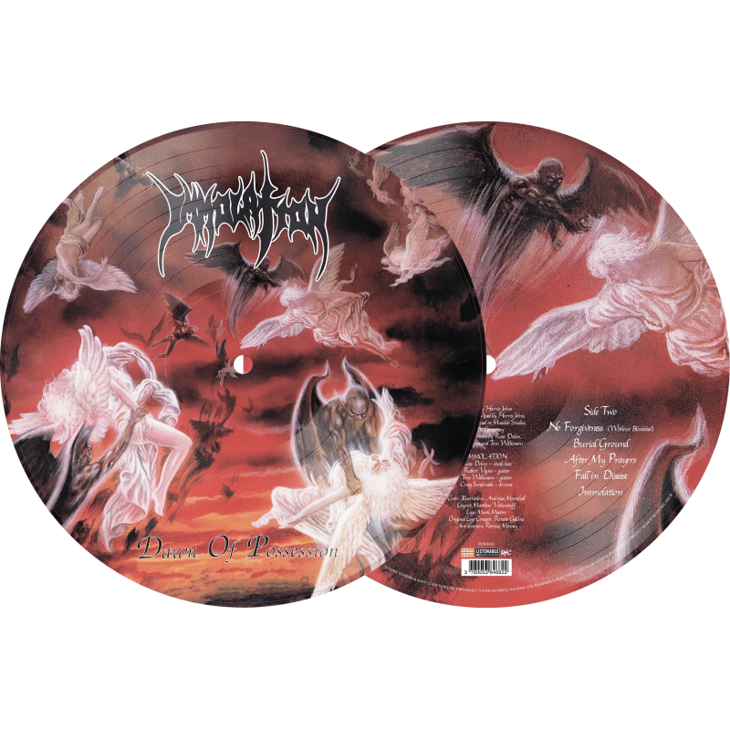 Immolation - Dawn of Possession picture disc LP