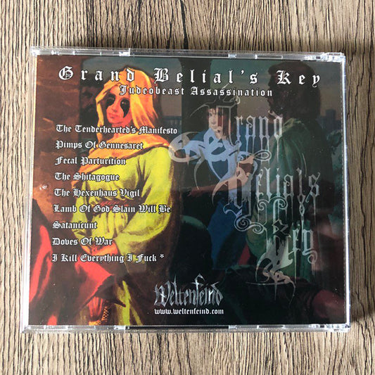 Grand Belial's Key - Judeobeast Assassination CD
