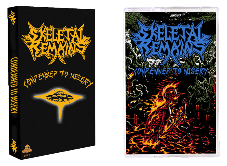 Skeletal Remains - Condemned To Misery cassette tape