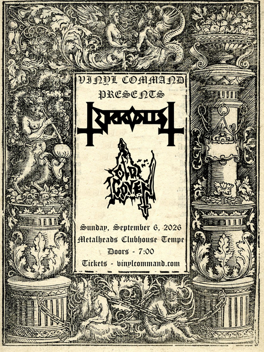 Terrorist and Old Coven live in Tempe, AZ - September 6, 2026 WILL CALL TICKET
