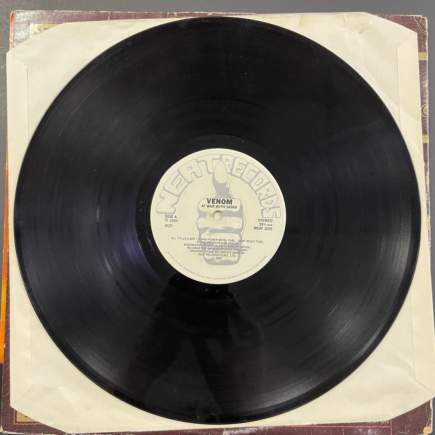 Venom - At War With Satan original LP (used)