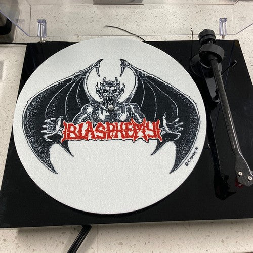 Blasphemy - Moyen logo turntable slipmat