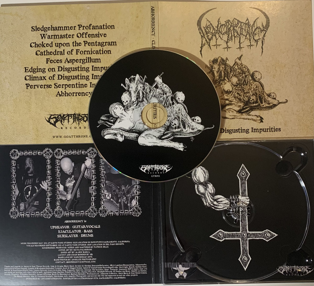 Abhorrency - Climax of Disgusting Impurities CD