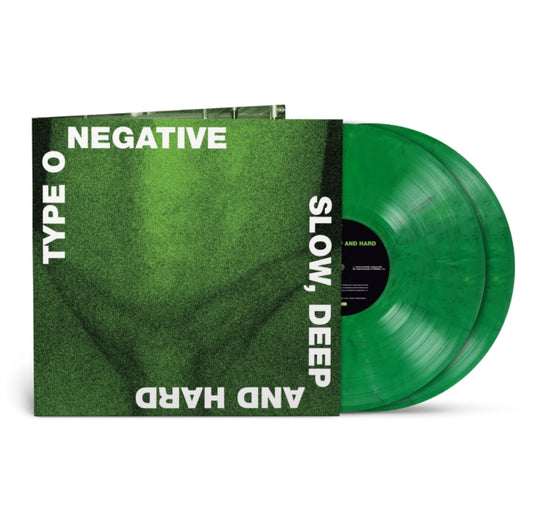Type O Negative - Slow, Deep and Hard LP (Rocktober Green/Black Marble)