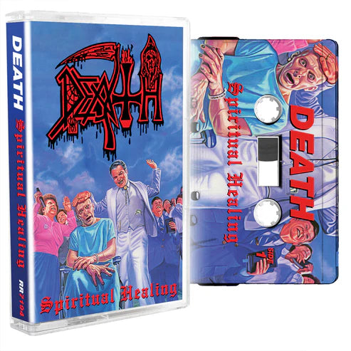 Death - Spiritual Healing all over print cassette tape