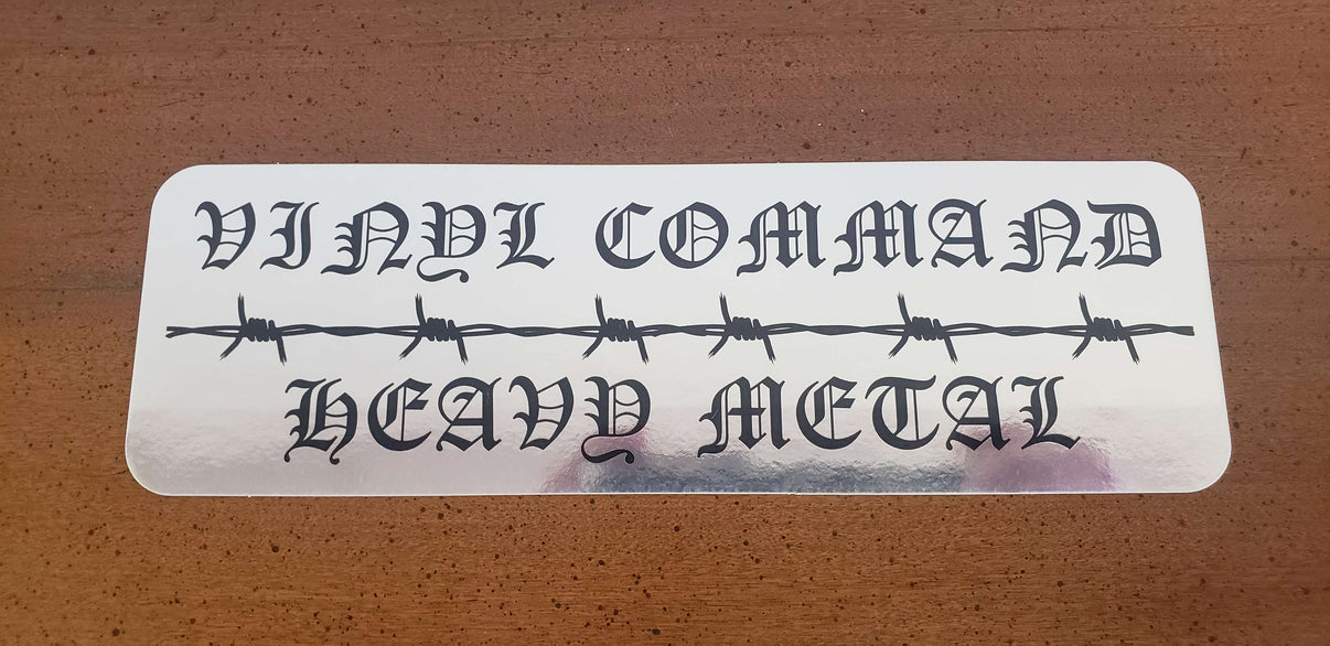 Vinyl Command sticker