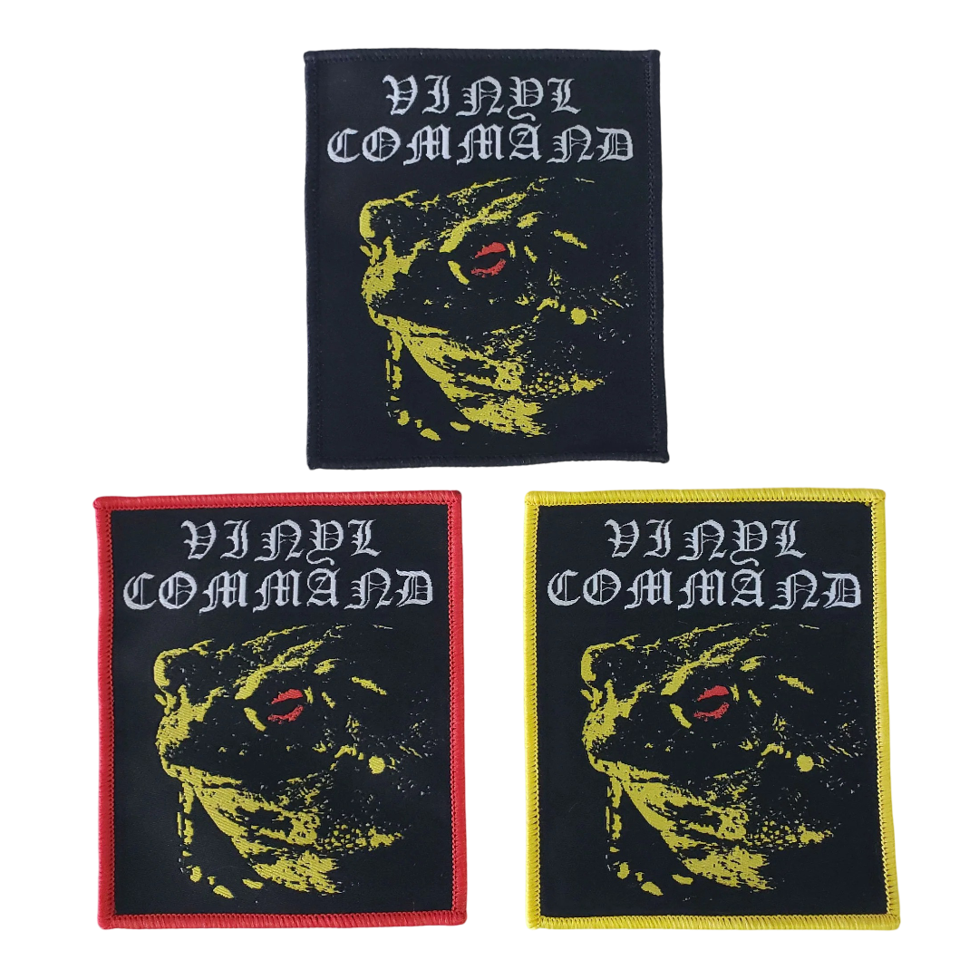 Vinyl Command - Yellow Toad woven patch