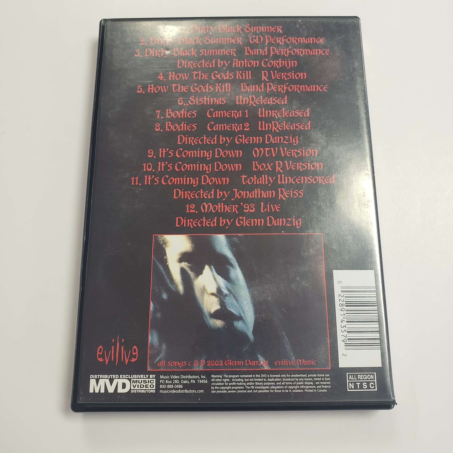 Danzig - Archive de la Morte signed DVD