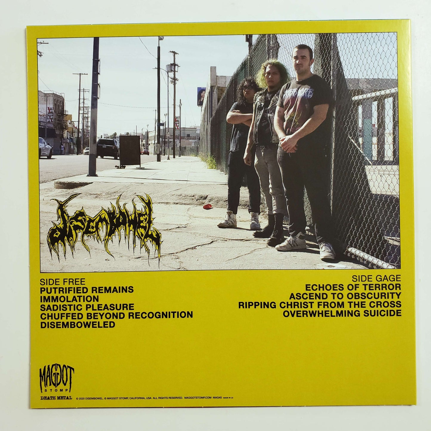 Disembowel - Echoes of Terror original LP (used)