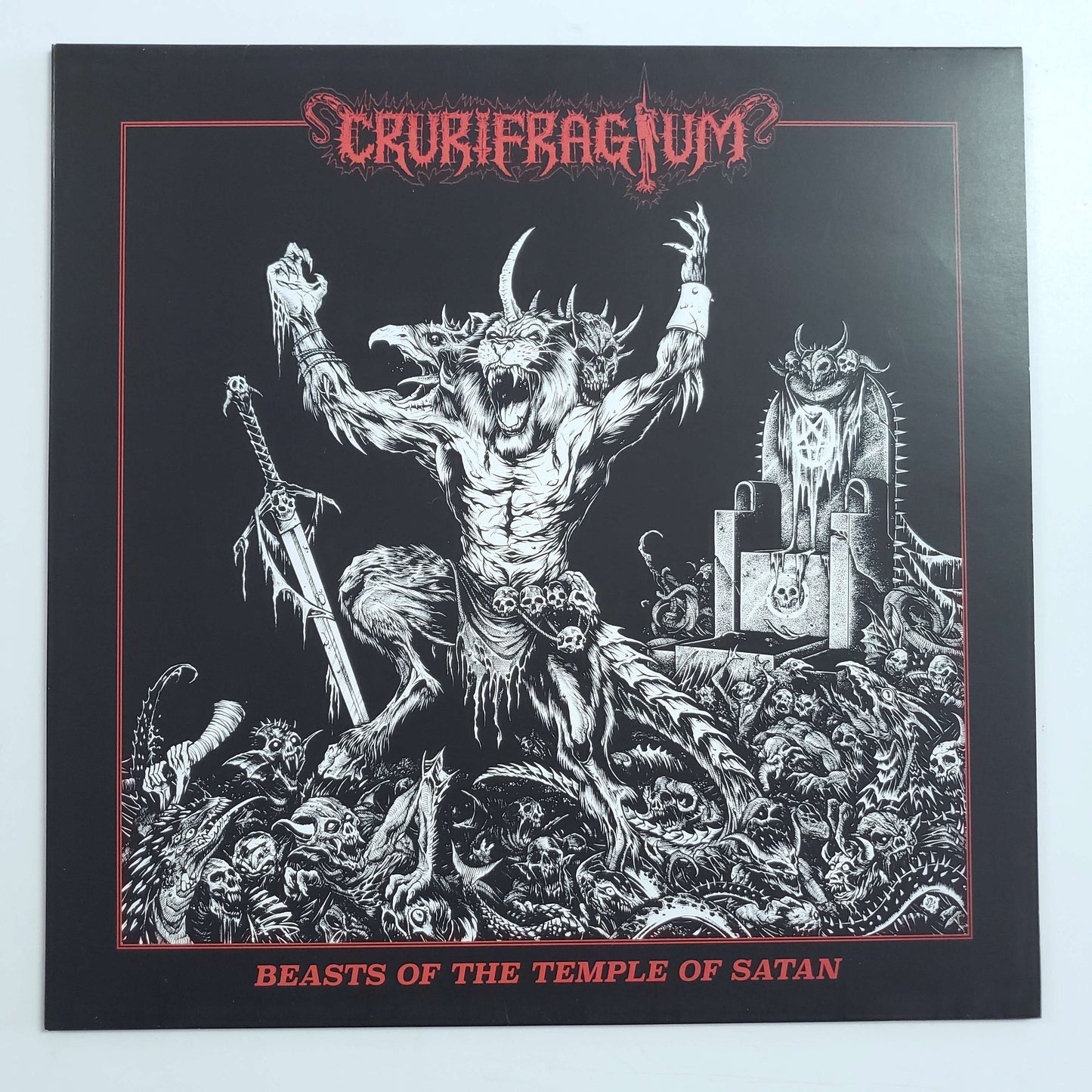 Crurifragium - Beasts of the Temple of Satan original LP (used)