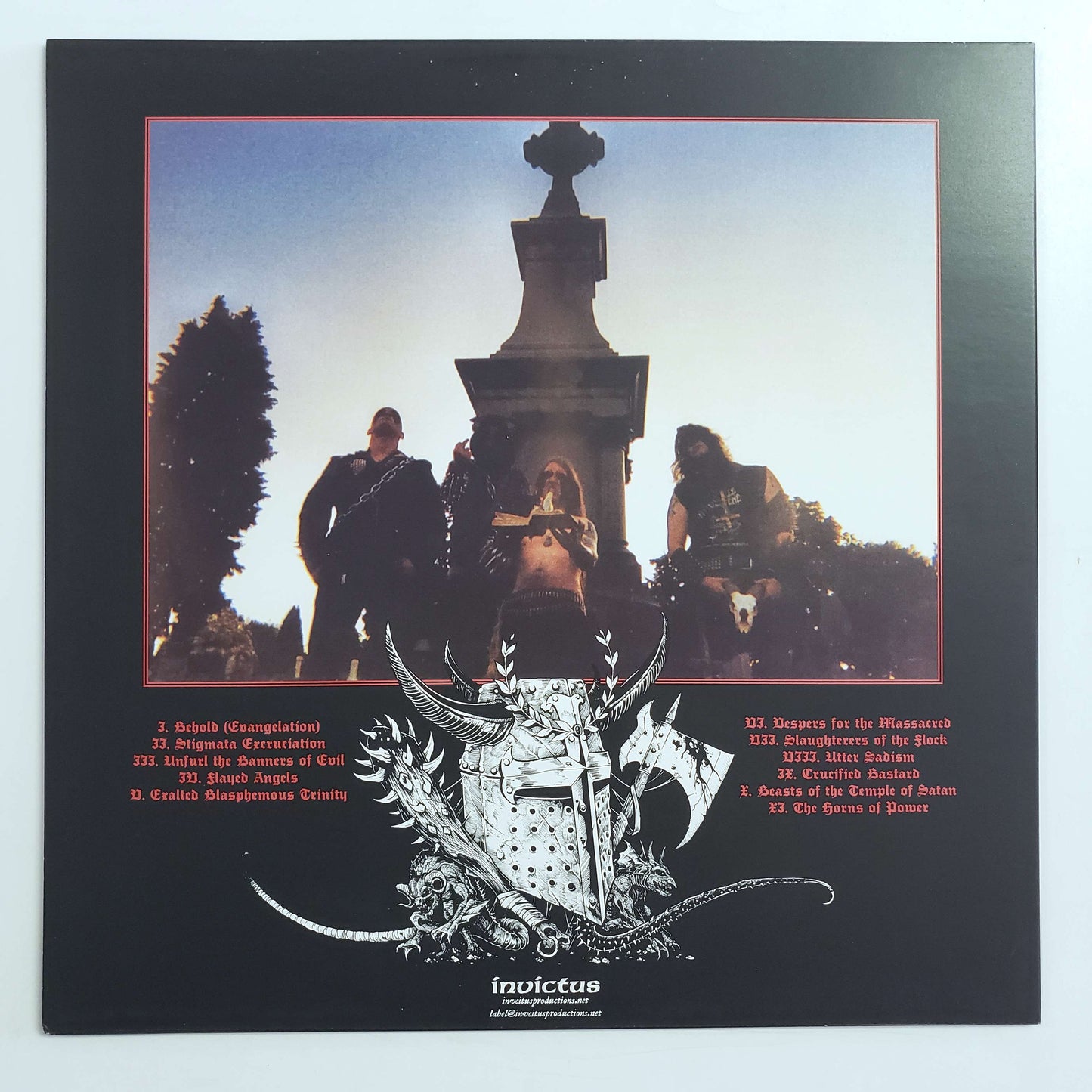 Crurifragium - Beasts of the Temple of Satan original LP (used)