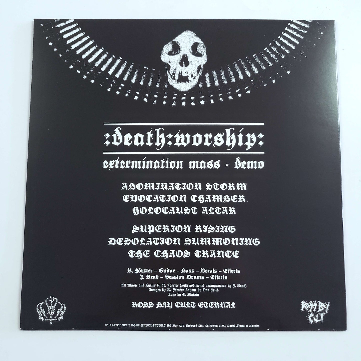 Death Worship - Extermination Mass: Demo LP (used)