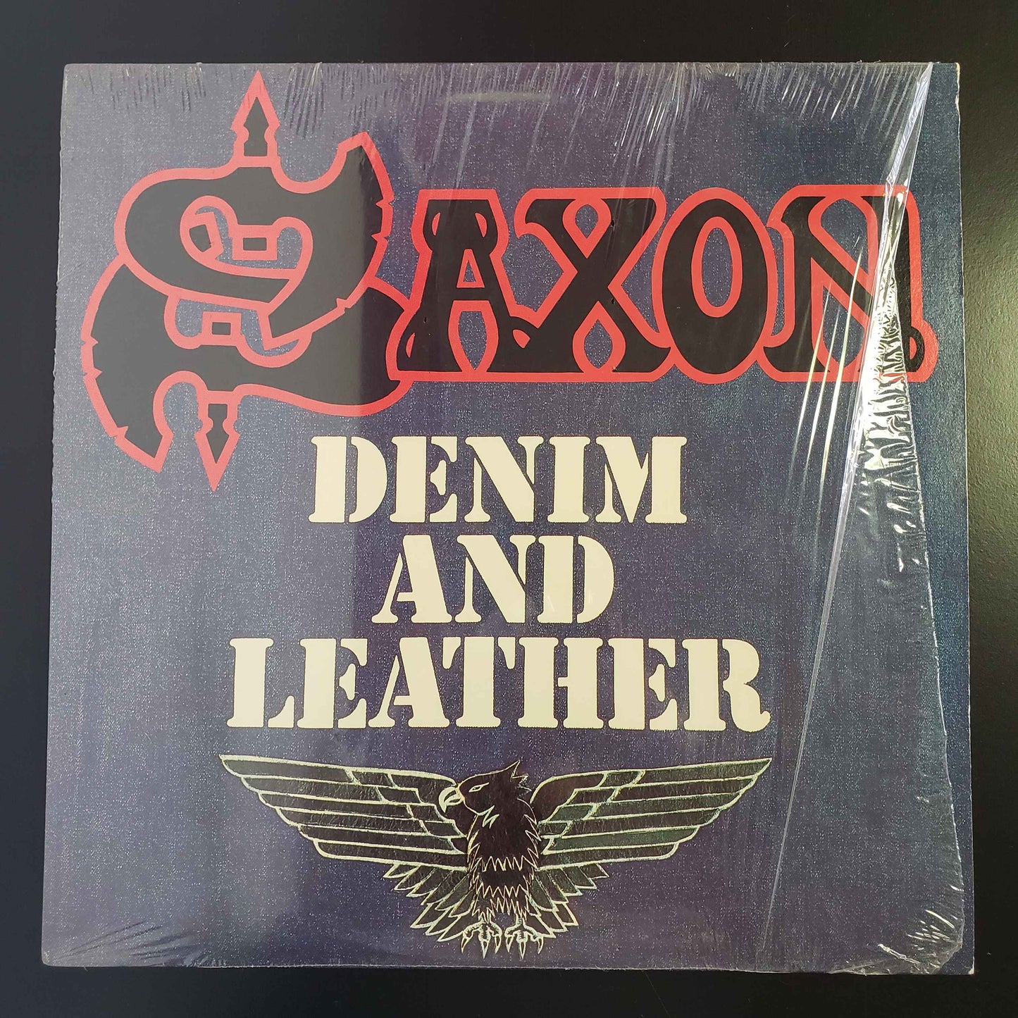 Saxon - Denim and Leather original LP (used)