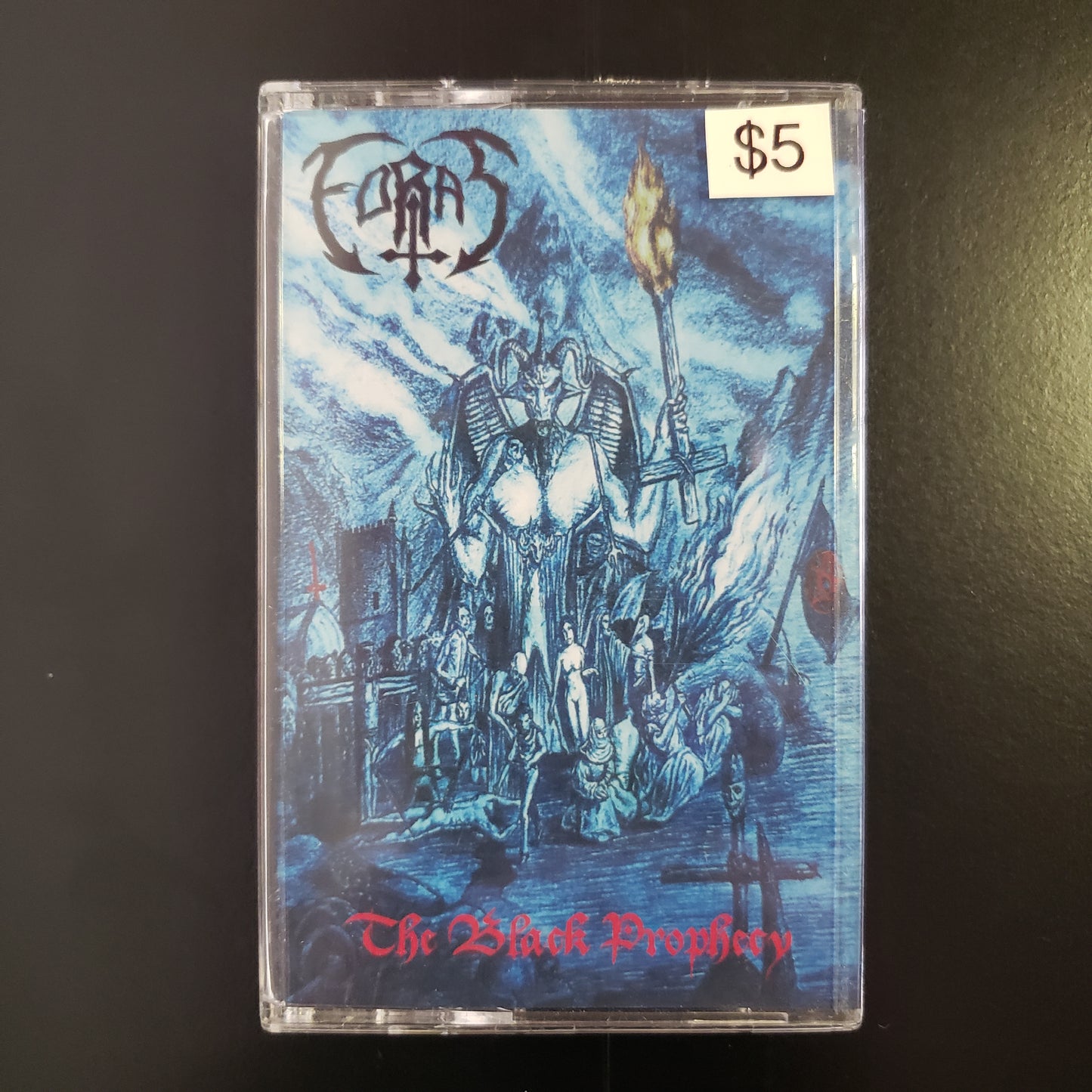 Foras - The Black Prophecy original cassette tape (used)