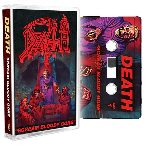 Death - Scream Bloody Gore all over print cassette tape