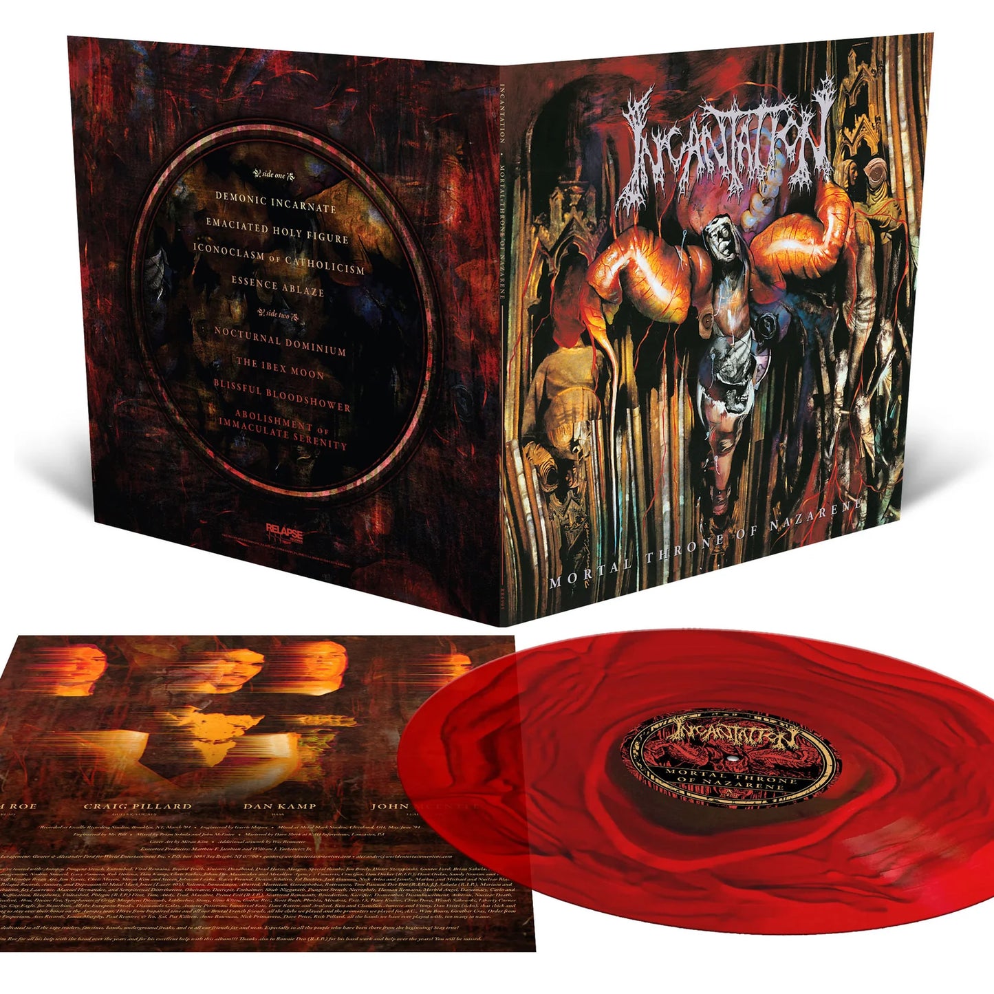 Incantation - Mortal Throne of Nazarene LP