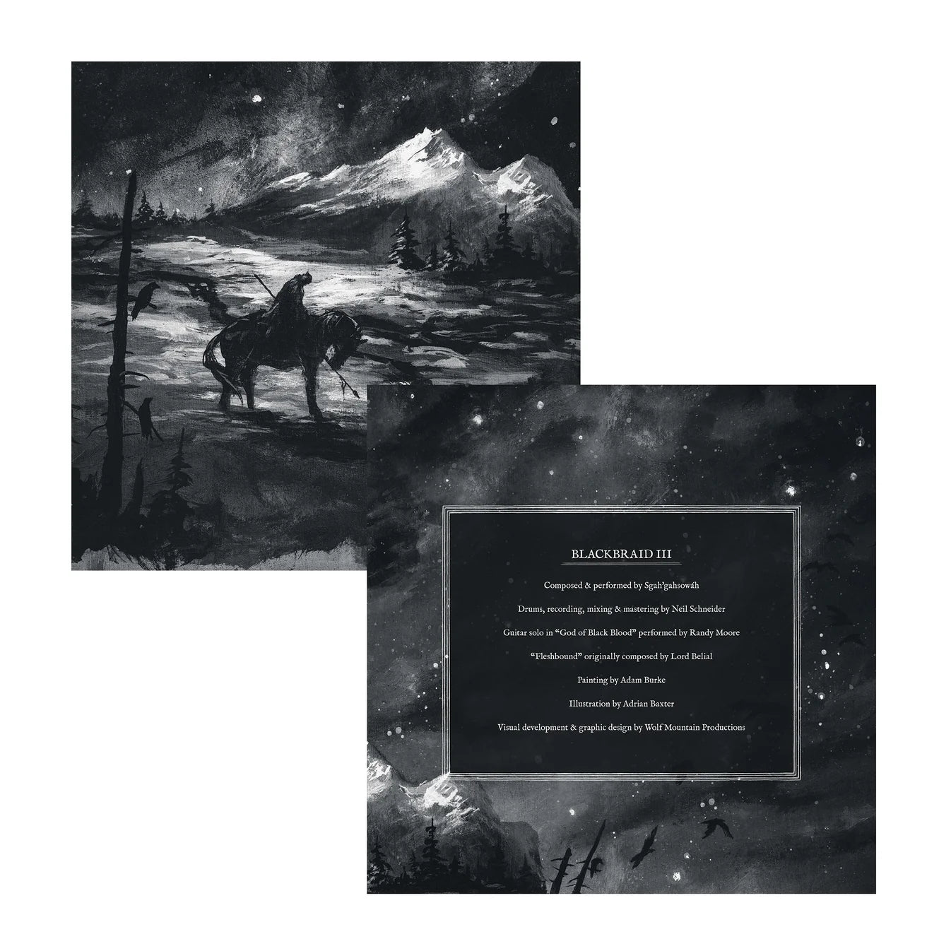 Blackbraid - Blackbraid III double LP (Deluxe Hand-Pour Gatefold Vinyl)